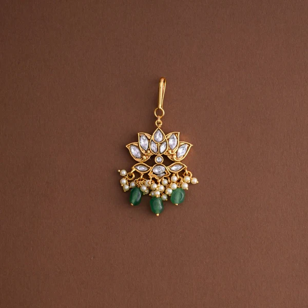 Antique Kundan Stone Tamara Maang Tikka